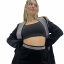 completo con dettagli argentati dancer